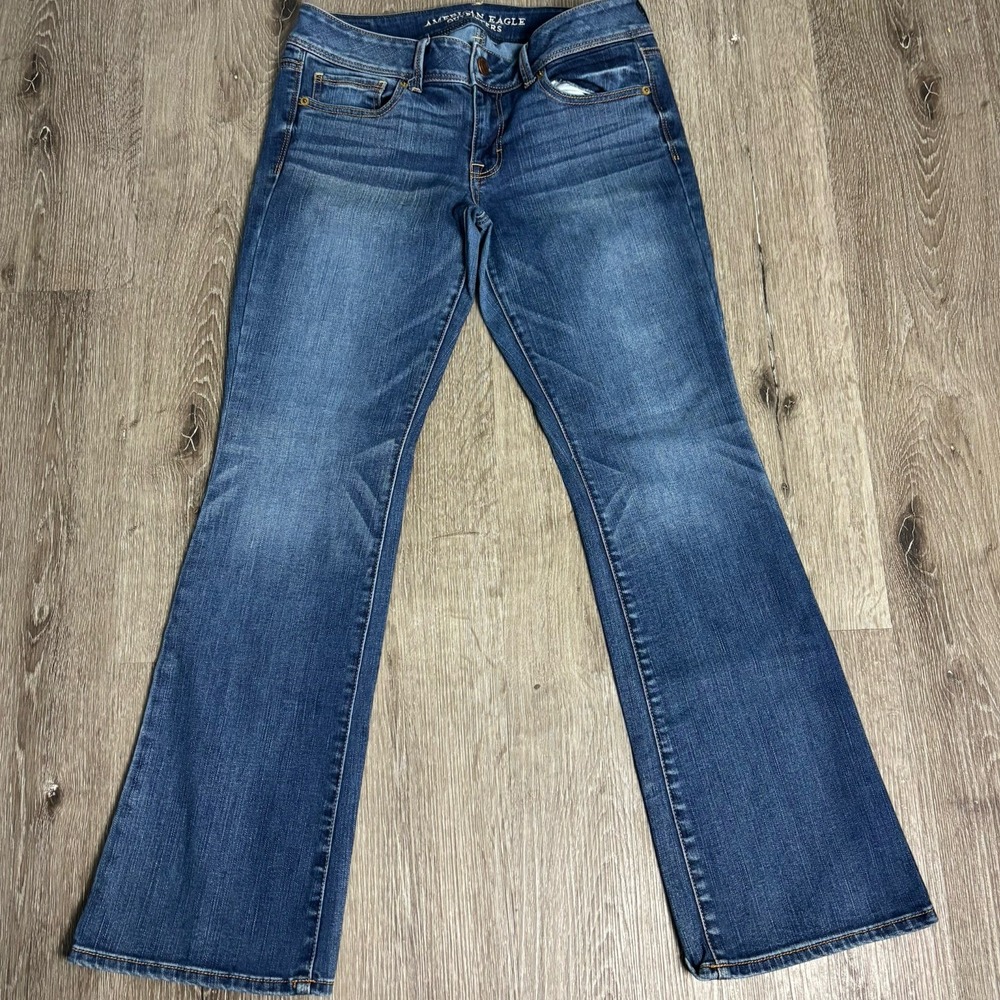 American Eagle By Payless Women's Blue Boot Cut Jeans